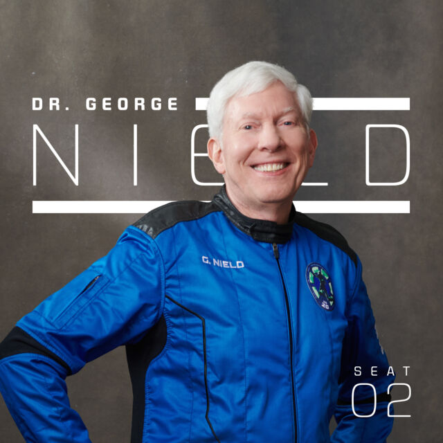 George Nield, a former FAA regulator and engineer with NASA and the Air Force, flew to the edge of space on Blue Origin's New Shepard rocket in 2022.